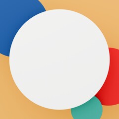 3D背景素材_丸_カラフル