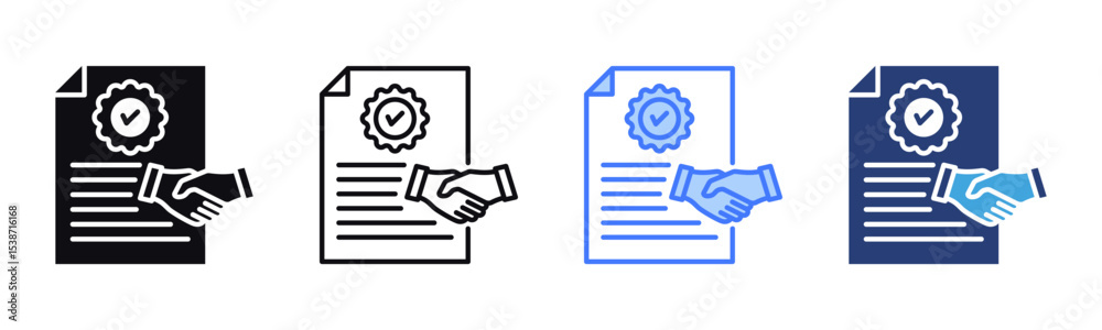 Aufkleber certainty icon sheet multiple style collection