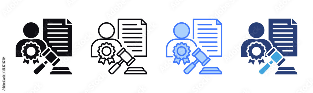 Aufkleber authoritative icon sheet multiple style collection