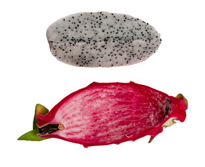 High-resolution photograph of Thai fruit, The dragon fruit, taken with focus stacking technique.