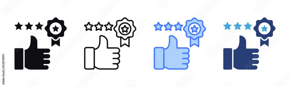 Poster reputable icon sheet multiple style collection