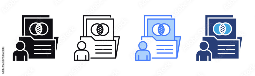 Poster Transparency icon sheet multiple style collection