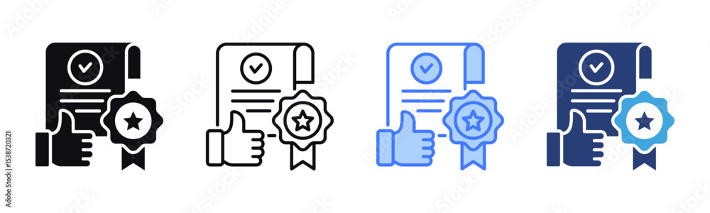 Poster quality icon sheet multiple style collection