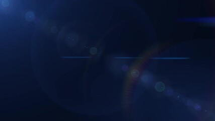 Non-looped video of blue lens flare moving across transparent background with alpha channel. Abstract light effect, front view, soft glow, ideal for sci-fi, tech, or dreamy video overlays. - Powered by Adobe