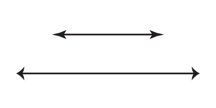 Dual semi circle Arrow. Double headed curved arrow symbol. Semicircular curved. Replaceable design. two side arrow icons