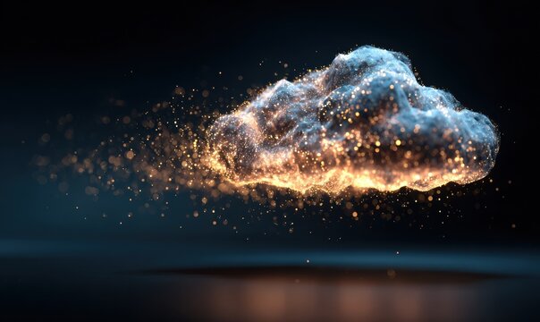 Abstract cloud graphic