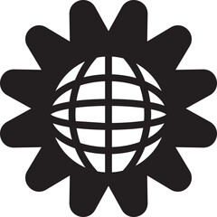 World abstract concept design. retro futuristic design element. Vector de un mundo en concepto abstracto. © Mylifeontopdm