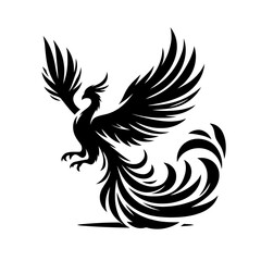 Obraz premium Phoenix Vector Of Mythical Bird