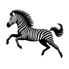Fototapeta premium Zebra In Motion Wildlife