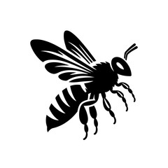 Bee Silhouette Vector Masterpiece