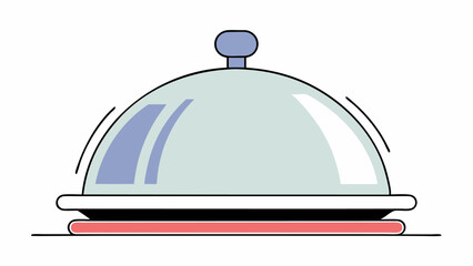 Restaurant cloche, food dome, service bell, serving dish
