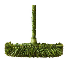 EcoFriendly Broom Sustainable Cleaning Tool isolated on transparent baackground