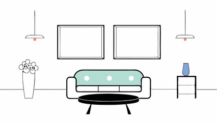 Minimalist Living Room Interior Design