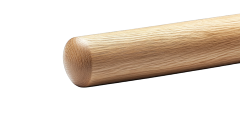 Wooden bat close-up