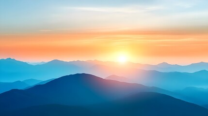 Tranquil Sunrise Paints the Sky in Soft Pinks and Blues
