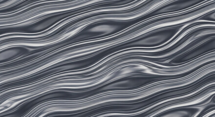 Abstract Gray and White Liquid Wave Pattern Seamless Texture
