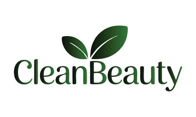 Cleanbeauty logo featuring leaves, promoting natural beauty.
