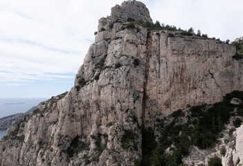 Coastal environments from the Mediterranean coast. Shot during 3 days of hiking in the Calanques, south of France, close to Marseille.