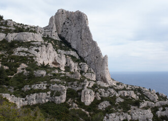 Coastal environments from the Mediterranean coast. Shot during 3 days of hiking in the Calanques, south of France, close to Marseille.