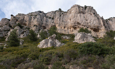 Coastal environments from the Mediterranean coast. Shot during 3 days of hiking in the Calanques, south of France, close to Marseille.