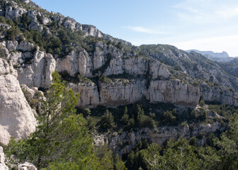 Coastal environments from the Mediterranean coast. Shot during 3 days of hiking in the Calanques, south of France, close to Marseille.