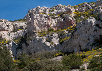 Coastal environments from the Mediterranean coast. Shot during 3 days of hiking in the Calanques, south of France, close to Marseille.