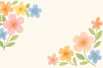 floral background with flowers