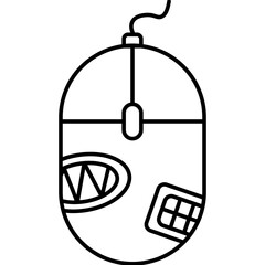 Retro Mouse Icon