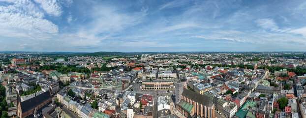 Drone View The Main Square