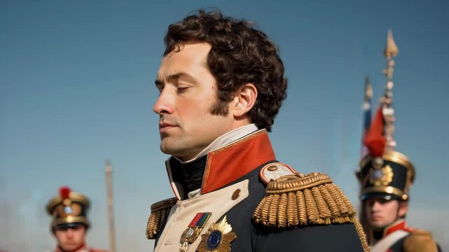 Napoleon Bonaparte in Historical Uniform