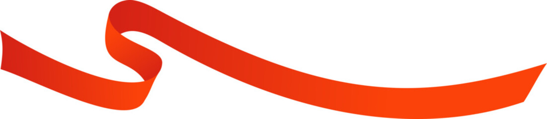 Red Silk Ribbons and Decorative Banners for Celebration, Gift Tags, and Promotional Design Elements &ndash; Vector Illustration