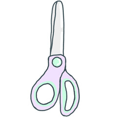 Purple Scissors