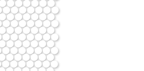 White tiles wall. round marble textures, ball tiles. Top view pavement circle block white texture with seamless patterns floor background. Air Bubble wrap texture background. Textured Background.