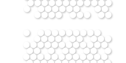 White tiles wall. round marble textures, ball tiles. Top view pavement circle block white texture with seamless patterns floor background. Air Bubble wrap texture background. Textured Background.