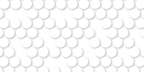 White tiles wall. round marble textures, ball tiles. Top view pavement circle block white texture with seamless patterns floor background. Air Bubble wrap texture background. Textured Background.