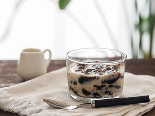 クラッシュコーヒーゼリー