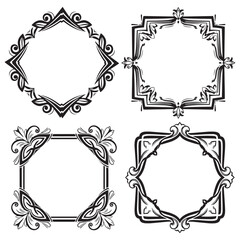 Decorative Floral Border Packs - Understated and Clean for Business Stationery
