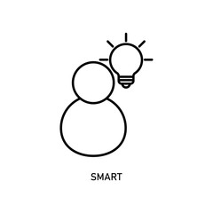 Icon a smart, isolated against a clean background.