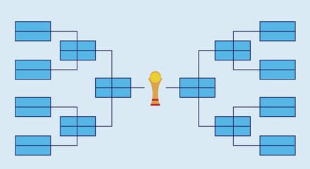 Tournament Bracket Visualizing the Path to Victory