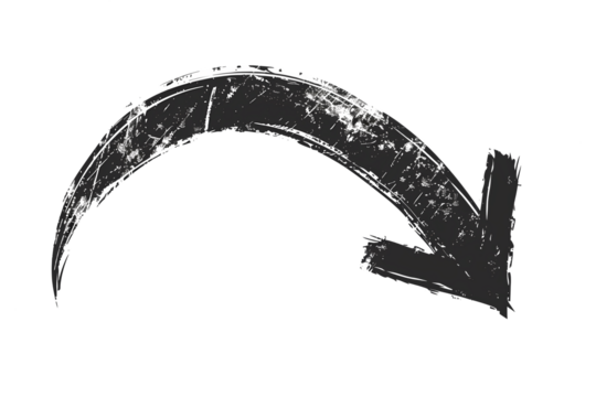A arrow vector art illustration Grunge arrow . Grunge arrow brush drawn. grunge arrow brush. grunge arrow paint. Sketch line grunge arrow element. Vector Grunge Arrows Collection Paint brush strokes