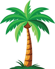 palm tree vector Illustrator 