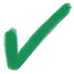 green check mark	
