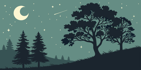 winter forest landscape