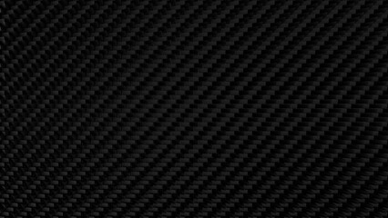 Diagonal black carbon fiber texture with a woven pattern, creating a sleek and modern appearance. The surface reflects light subtly, highlighting its intricate design and depth