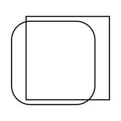 Concepto de figuras geométricas. Ondas. Cuadrados. Circulos. Triángulos. Lineas perpendiculares. Abstract geometric. PNG creative design.
