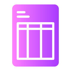 data gradient icon