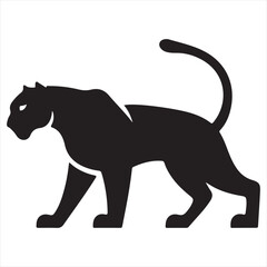 Elegant Silhouette Panther Logo Design | Sleek, Bold, and Custom Panther Logo for Your Brand