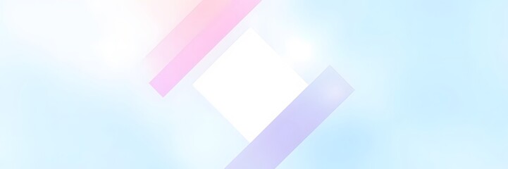 Abstract pastel background with overlapping diagonal shapes and soft gradient
