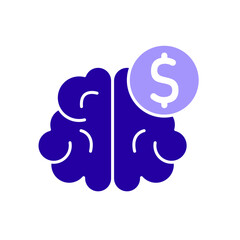 Icon a mindset, isolated against a clean background