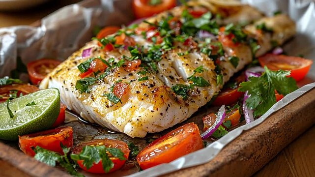 pescado relleno mexican seafood video